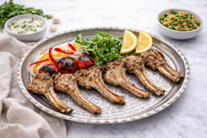 Mutton chanp at Najmat Kabab, best Persian restaurant in Dubai