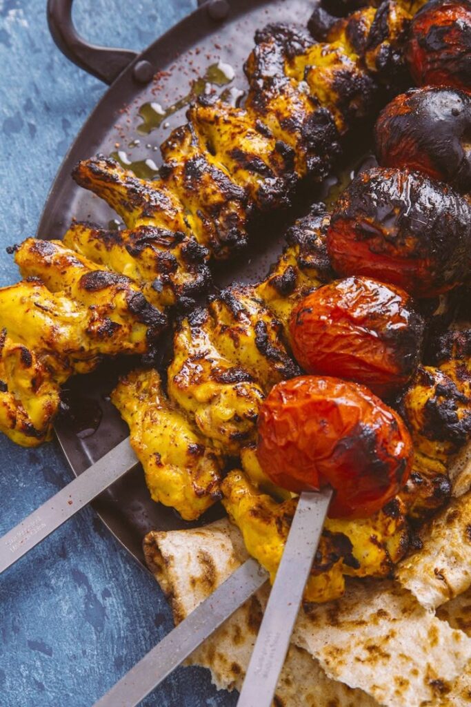 Persian kebab at Najmat Kabab, best Persian restaurant in Dubai serving authentic Iranian food